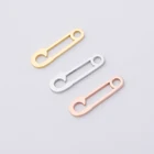 Fnixtar, 20 шт., 25*8 мм полая лента, интерфейсы из полированной нержавеющей стали для самостоятельного изготовления ожерелья, плетеных браслетов