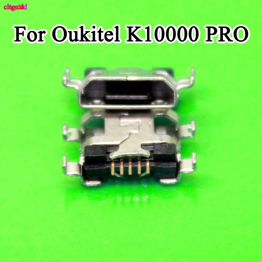 

10pcs For Oukitel K10000 PRO micro mini USB jack socket connector Port phone dock plug Charge Board PCB Cellphone replacement
