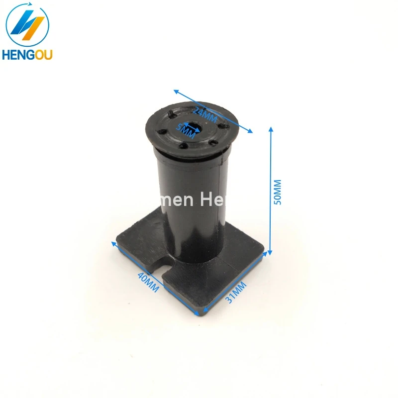 10 шт. черная фидерная присоска для машины Roland Размер присоски 40x32x52 мм|Детали