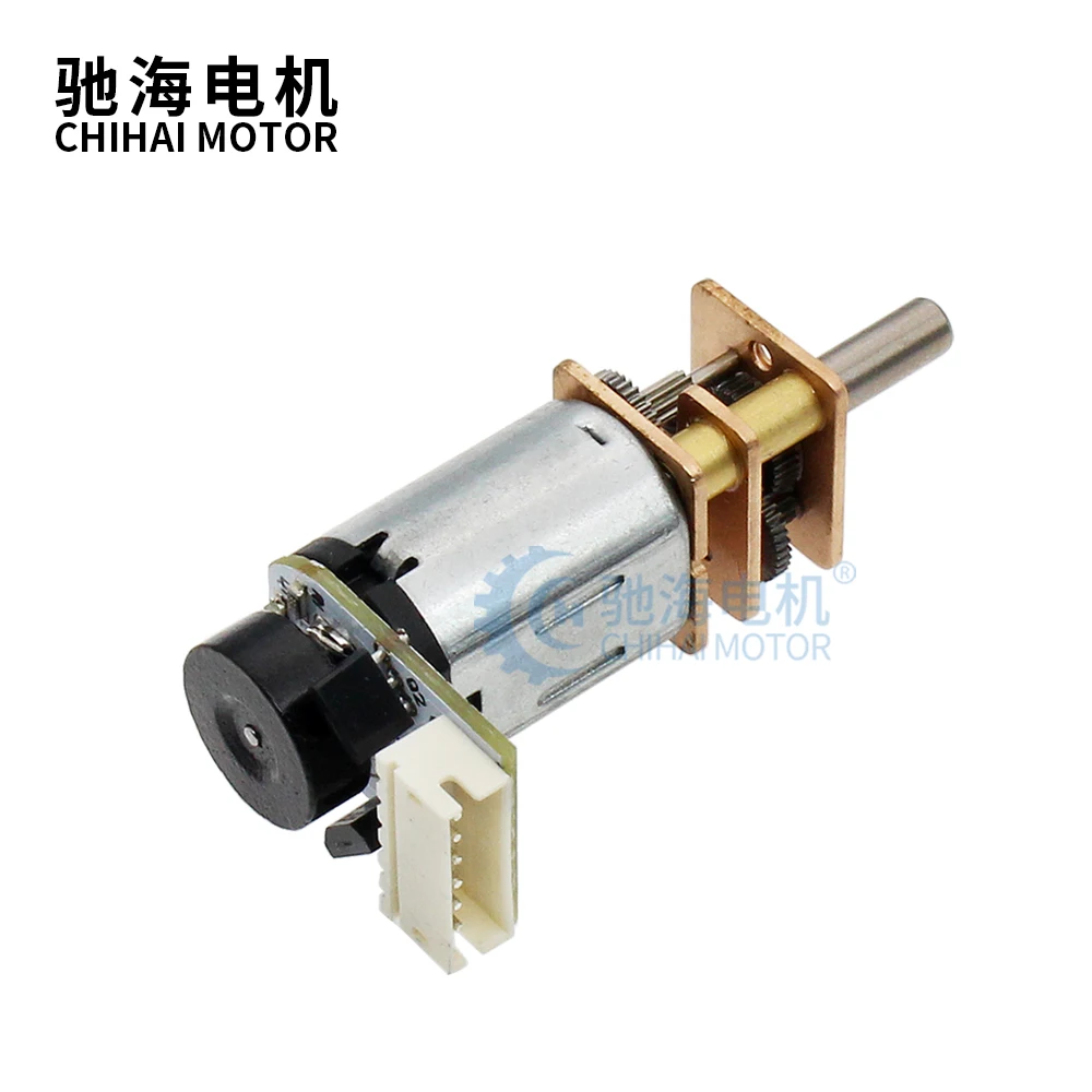 ChiHai мотор с микро-энкодером N20 мотор-редуктор DC6V 41 об/мин to1550 редуктор двигателя