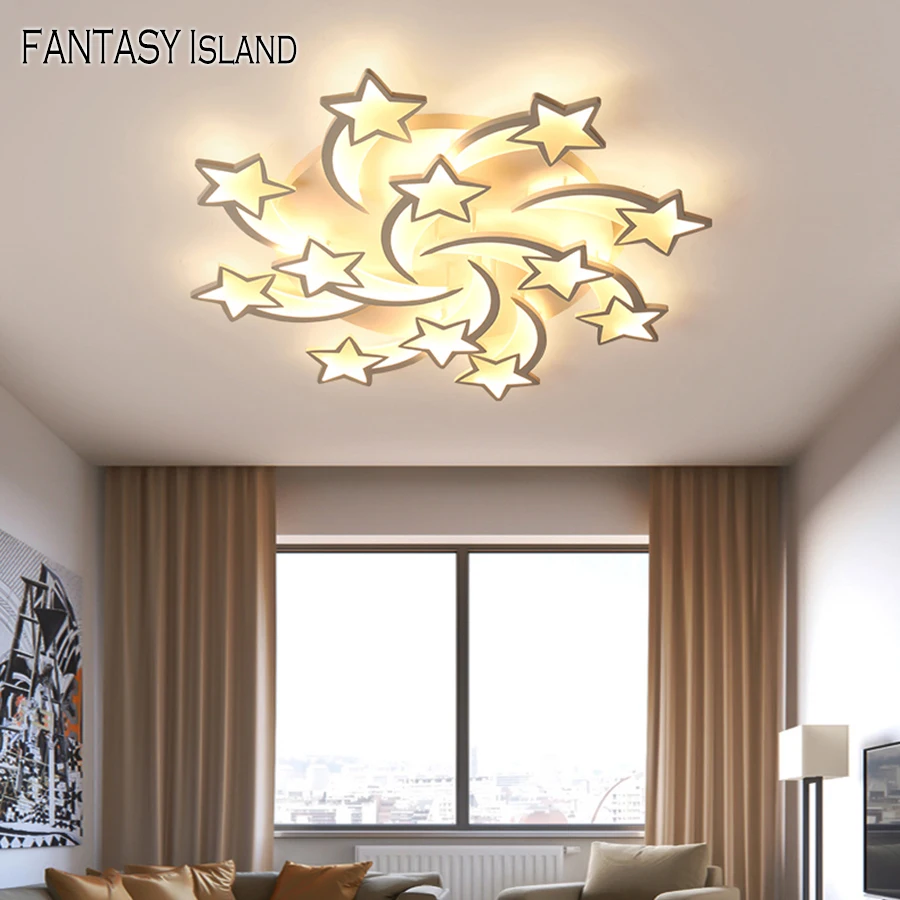 Светодиодный канделябр потолочные светильники для Гостиная Спальня Смарт