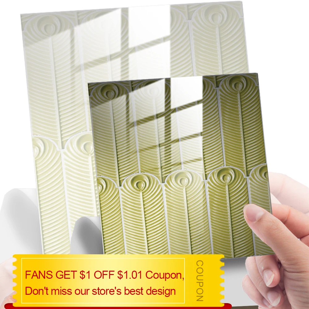 

Самоклеящиеся цветные наклейки в виде павлиньих перьев, 75/50/25 шт., прозрачная пленка из ПВХ, водонепроницаемые обои «сделай сам», художестве...