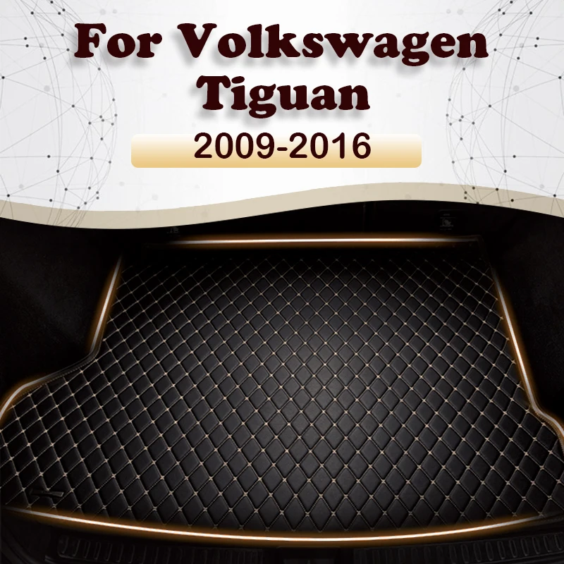 

Car trunk mat for Volkswagen Tiguan 2009 2010 2011 2012 2013 2014 2015 2016 Cargo Liner Carpet Interior Parts Accessories Cover