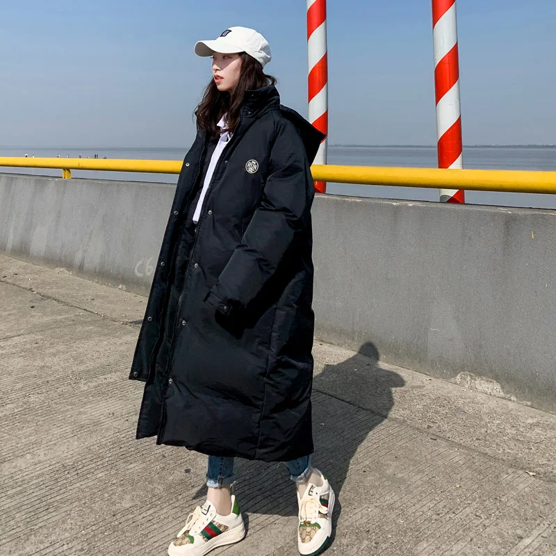 

Bread jacket down cotton padded jacket cotton padded jacket women's Korean loose jacket winter jacket long cotton padded jacket