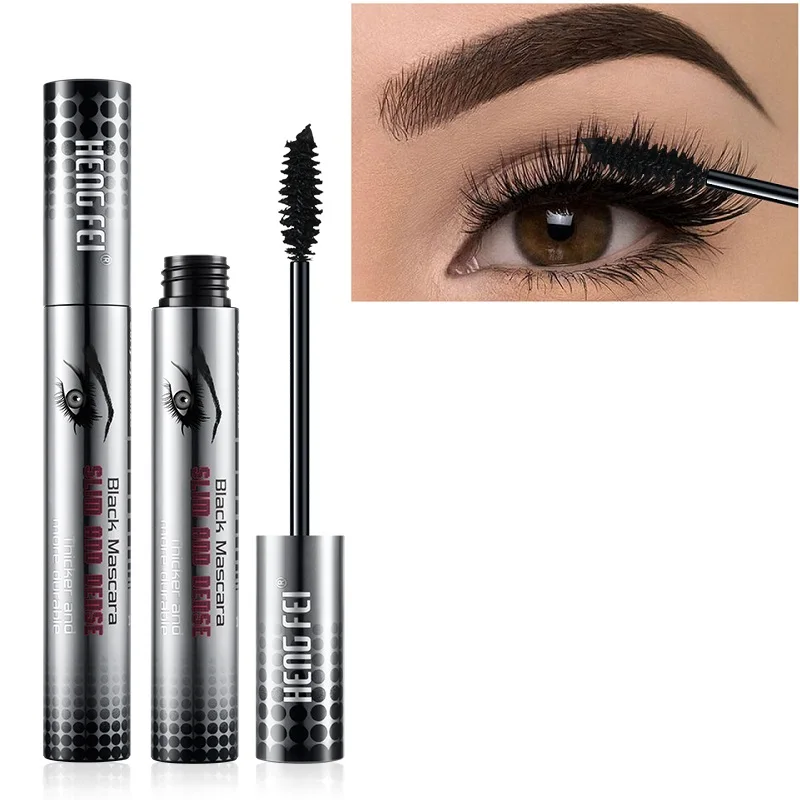 

4D Silk Fiber Lash Mascara Charming Makeup Black Thick Curling Lengthening Eye Lashes Waterproof Lasting Mascara Cosmetic TSLM2
