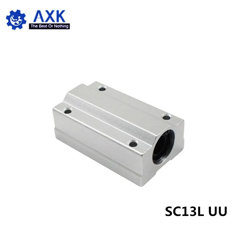 

2pcs/lot SC13LUU SCS13LUU 13mm long type Linear Ball Bearing Block CNC Router with LM13LUU Bush Pillow Block Linear Shaft CNC 3D