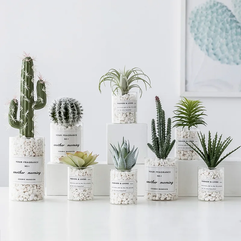 Скандинавский стиль INS имитация горшок для кактуса украшение растений мелкие