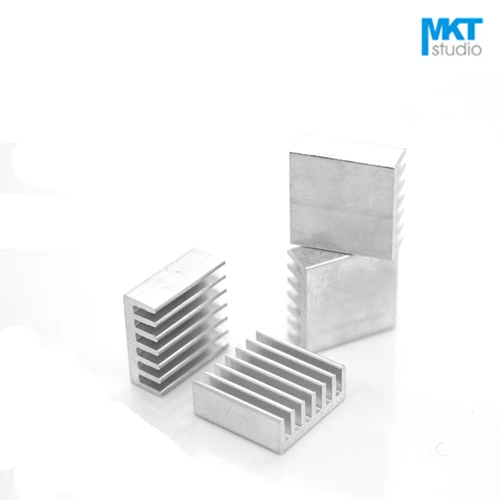 

100Pcs Comb Type 14mmx14mmx6mm Pure Aluminum Cooling Fin Radiator Heat Sink For TO-3P, MOS, IC, Amplifier, Power