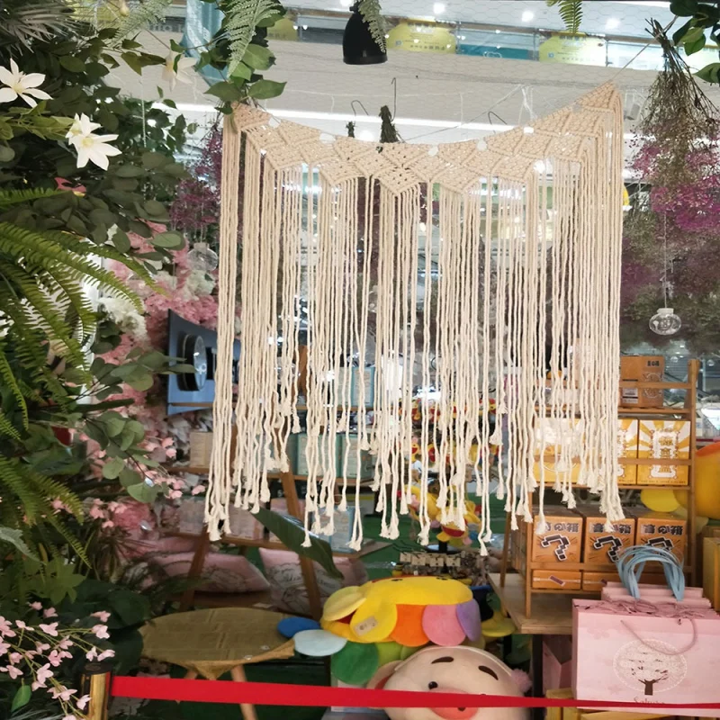 Настенный декор гирлянда из бахромы баннер для квартиры вечерние украшения