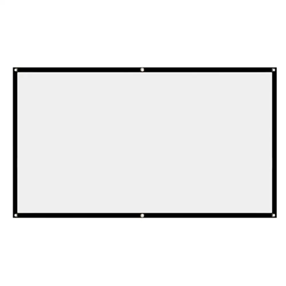 Лидер продаж экран для проектора 120 дюйма (опционально) простая Складная мягкая