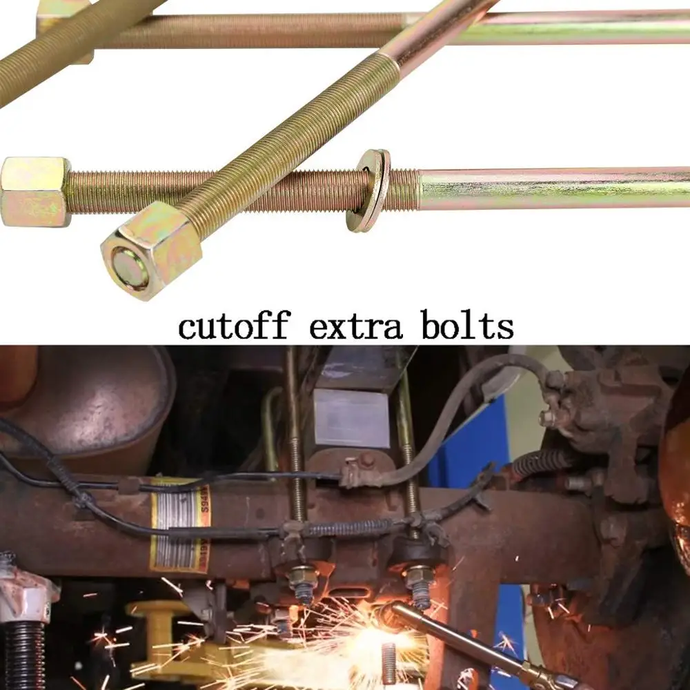 KSP 2 ''задний Выравнивающий подъем блоков и U образные болты для листовой