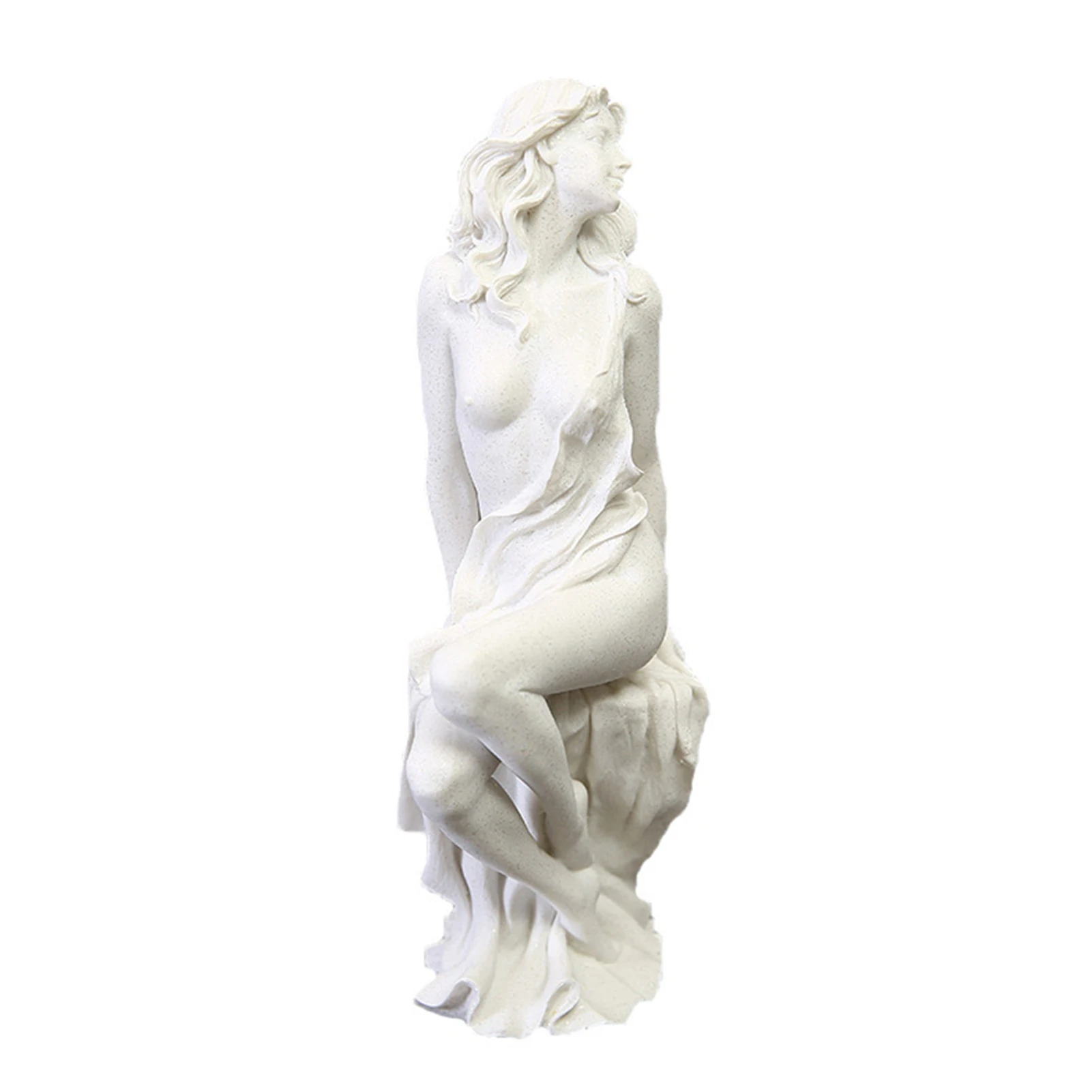 

Beautiful Lady Statue Resin Sandstone Figurine Decoration Accessories For Home Office Decor DFDS889