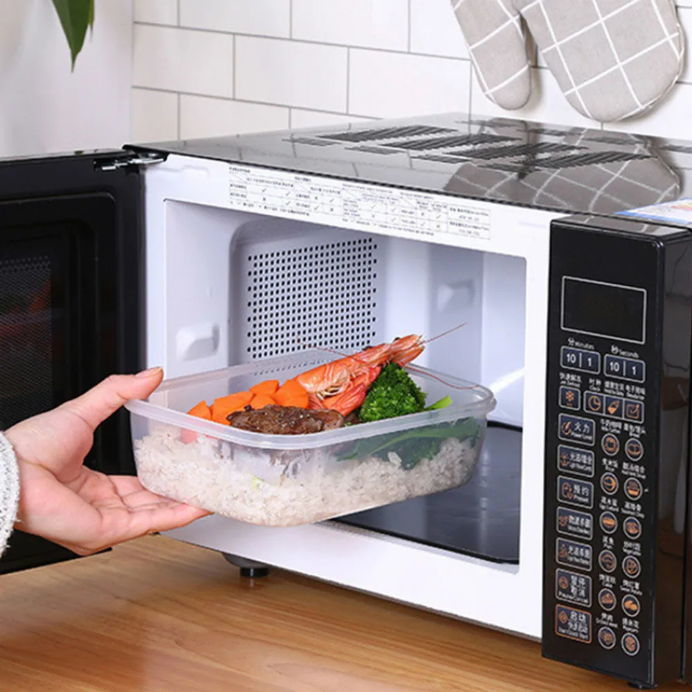 Коробка для ланча коробка хранения в холодильнике герметичная пластиковая