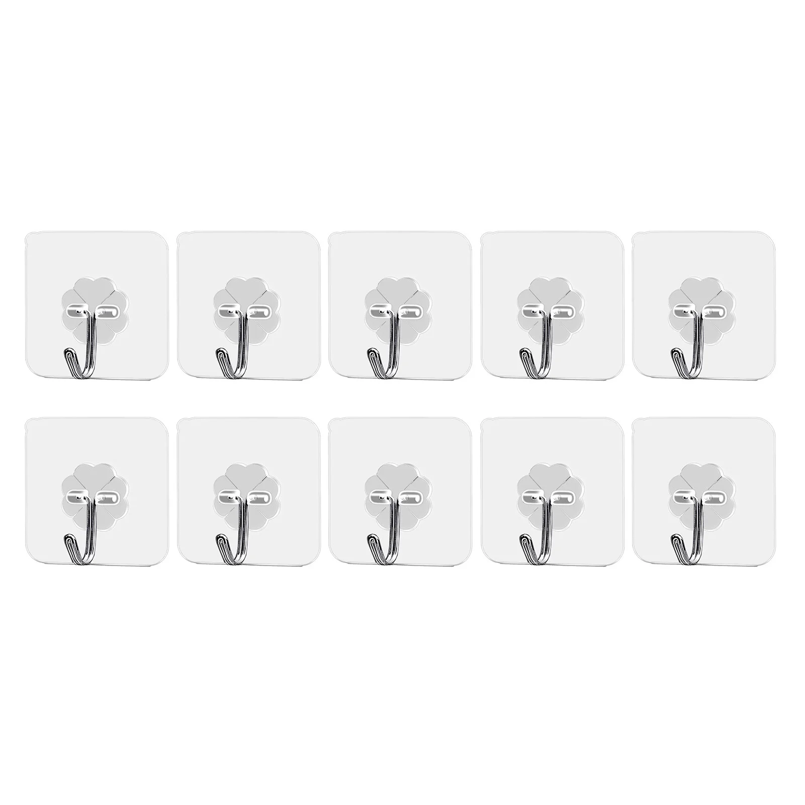 

10Pcs Transparent/ Color Strong Self Adhesive Door Wall Hangers Hooks Suction Heavy Load Rack Cup Sucker For Kitchen Present