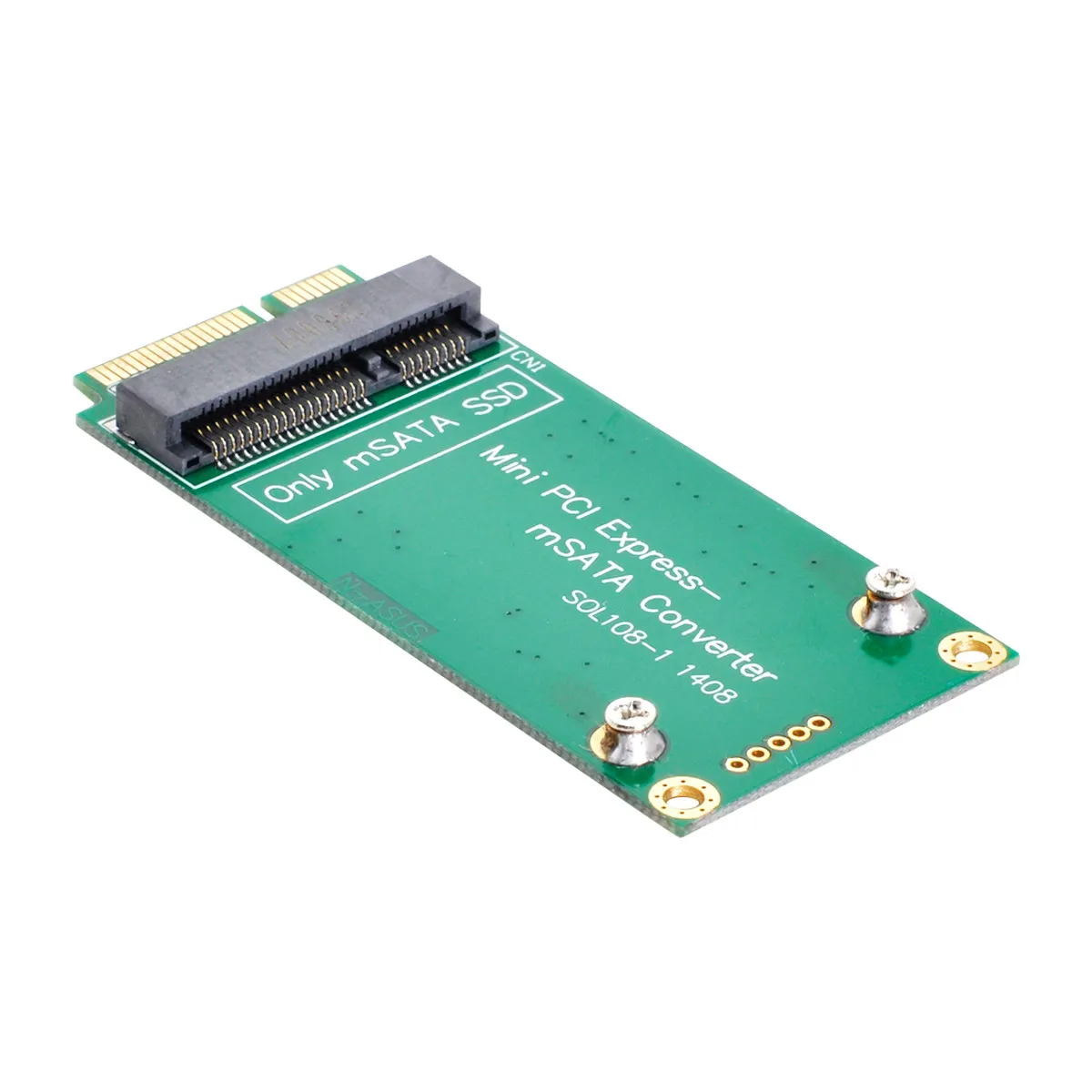 3x5 см адаптер mSATA до 3x7 Mini PCI e SATA SSD для Asus Eee PC 1000 S101 900 901 900A T91|msata adapter|mini pci-e satamini sata