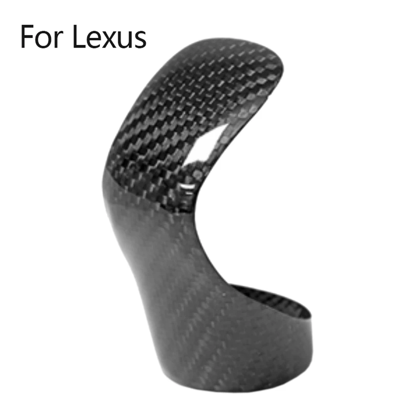 Настоящее углеродное волокно сменная шестерня автомобильная панель рамка ручка