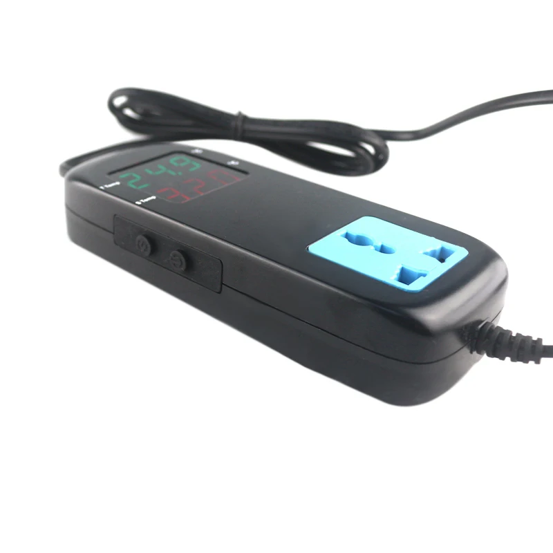 

MH2000 Temperature Controller Thermostat Regulator AC 110V 220V Fish Tank Aquarium Intelligent Socket -40~120C Microcomputer EU