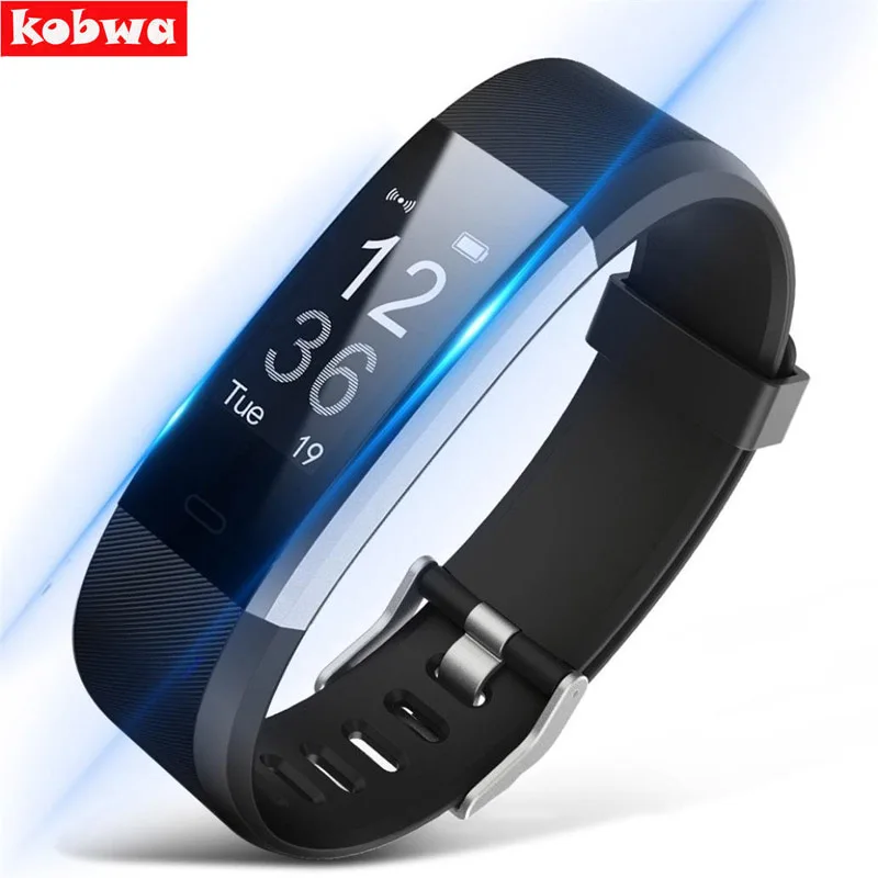 Оригинальный ID115 HR плюс смарт Браслет спортивный пульсометр фитнес трекер Смарт