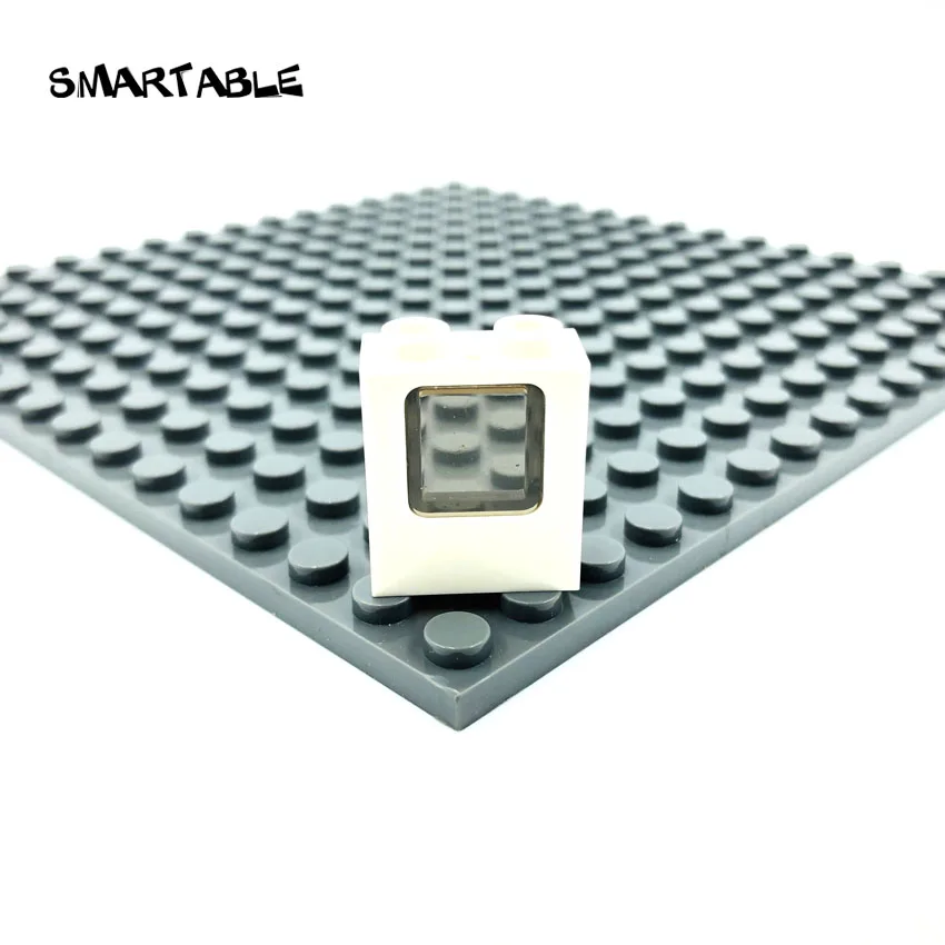Умная оконная рама 1x2x2 со стеклянными элементами MOC, строительные блоки, игрушки для детей, совместимы со всеми брендами 4862+ 60032 город, 40 шт./лот