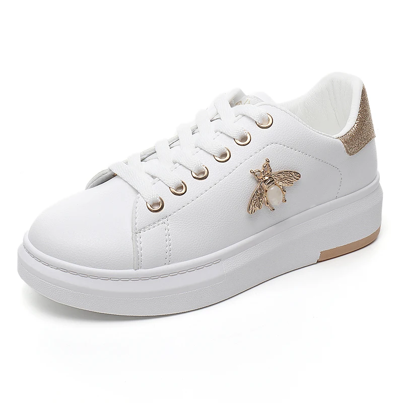 Женские дышащие кроссовки из ПУ кожи на шнуровке|Беговая обувь| |