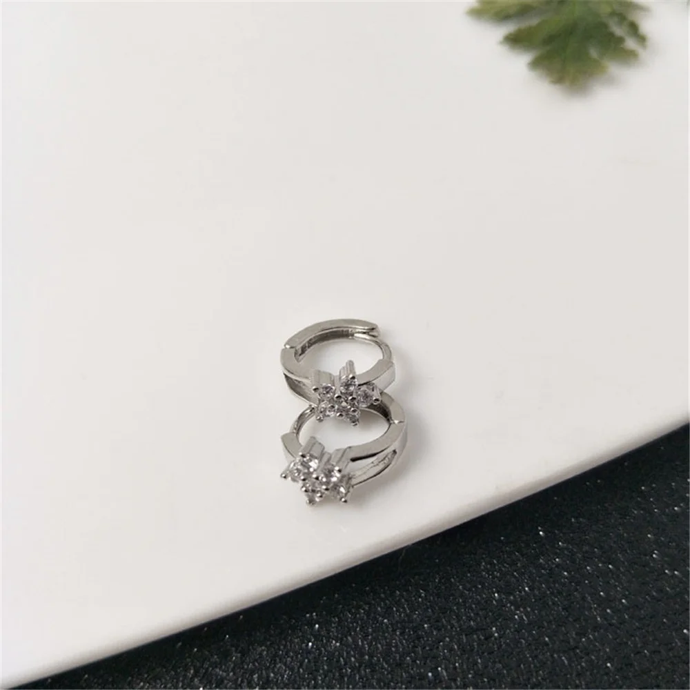 1 пара женские серьги гвоздики с кристаллами|Серьги-гвоздики| |