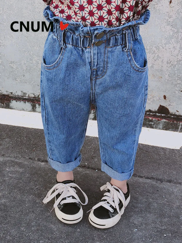 Штаны CNUM для мальчиков и девочек хлопковые длинные брюки детская одежда слаксы