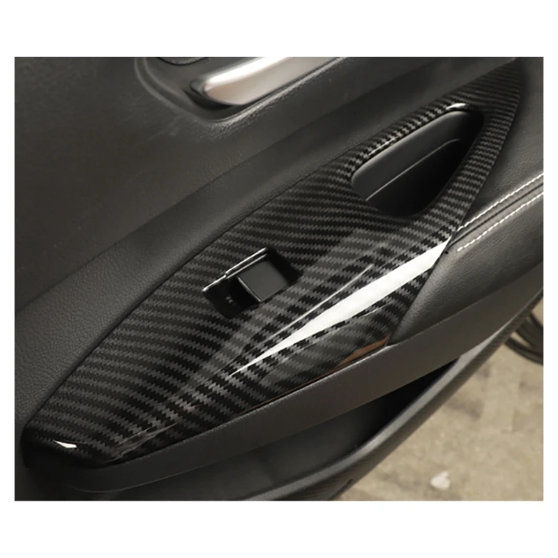 

Carbon Fibre for Toyota Corolla 2019 2020 Accessories LHD Door Window Glass Lift Control Switch Panel Cover Trim