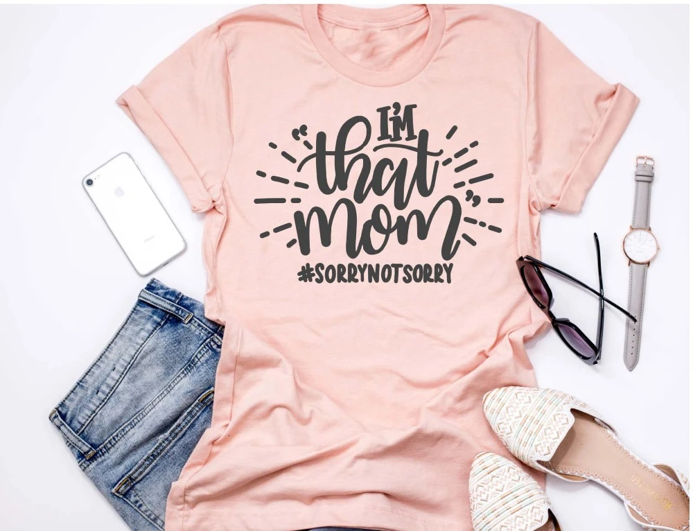 

I am that mom t shirt women fashion grunge tumblr mother days gift funny slogan casual quote vintage goth tees art tops - L084