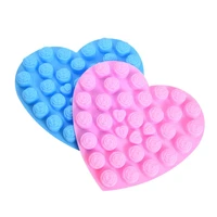 mould mold hearts shaped silicone craft flowers love roses wax melts chocolates