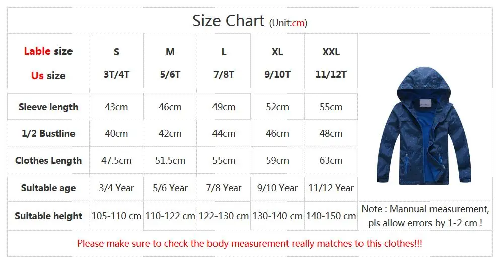 

Waterproof Windproof Boys Girls Jackets New 2020 Spring Autumn Children Outerwear Jackets Sport Fashion Double-deck Kids Coats