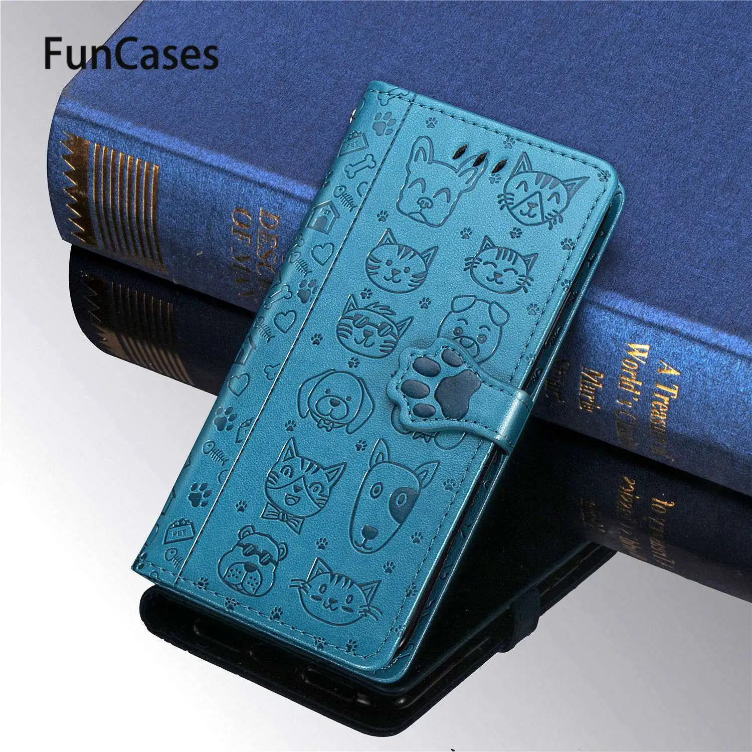 Чехлы с рисунком кошачьей Лапы Для funda Xiaomi 10 Pro чехол для книги из искусственной