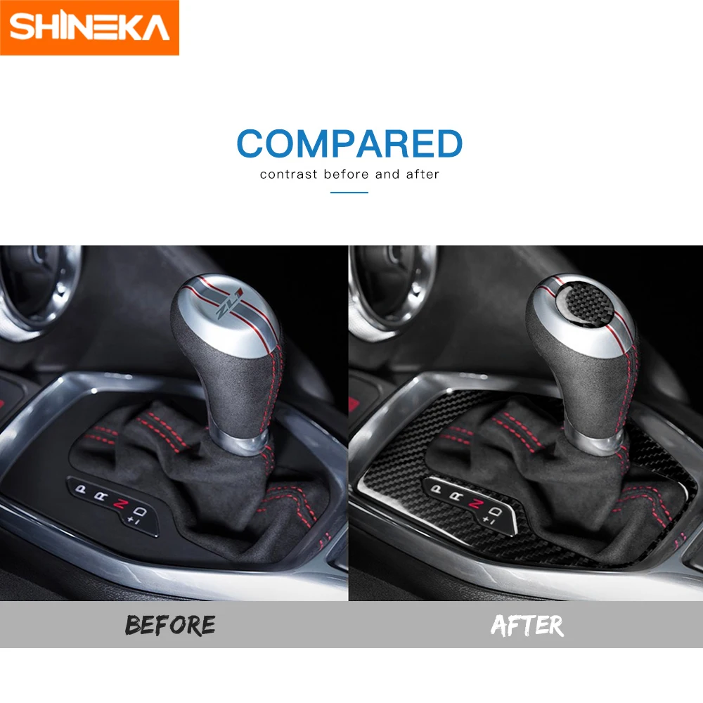 Внутренние молдинги SHINEKA для Chevrolet Camaro панель переключения передач из