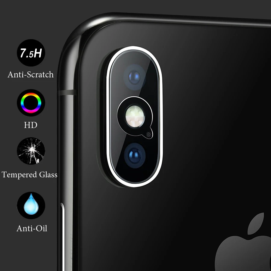 2 шт./лот закаленное стекло для задней камеры iPhone X XR XS Max Защитная пленка объектива