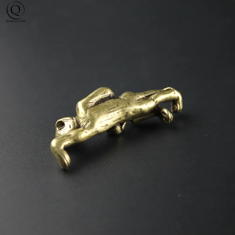 Латунь Брелок из чистой меди ручной работы подвеска автомобиля брелоки с длинной