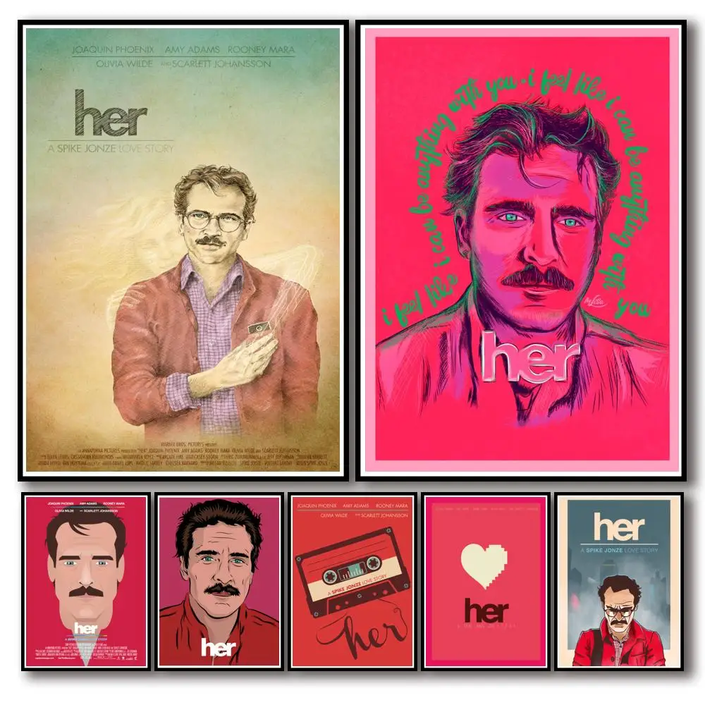 

Фотообои с изображением Хоакина Феникса, ее плакаты из белой бумаги, Необычные наклейки на стену для кафе, бара