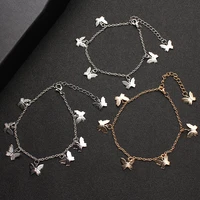 new fashion butterfly anklets for women chain ankle bracelet on the leg 2021 bohemian foot jewelry