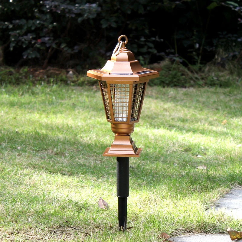 Светодиодный уличный светильник на солнечной батарее лампа убийца от комаров