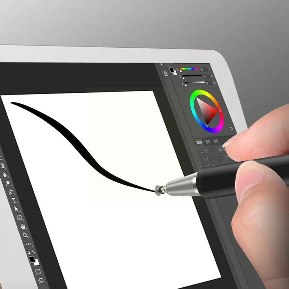 

Passive Capacitive Pen With Magnetic Silicone Disc Suitable Painting Phone Tablet For Ipad Is Screen Styl C1U2