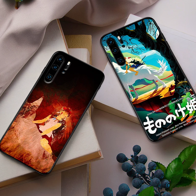 For huawei honor 7C 5.99IN 7X 8X 8C NOTE 10 VIEW 20 7A 9X Pro 8 9 lite phone case animation love ikon Princess Mononoke | Мобильные