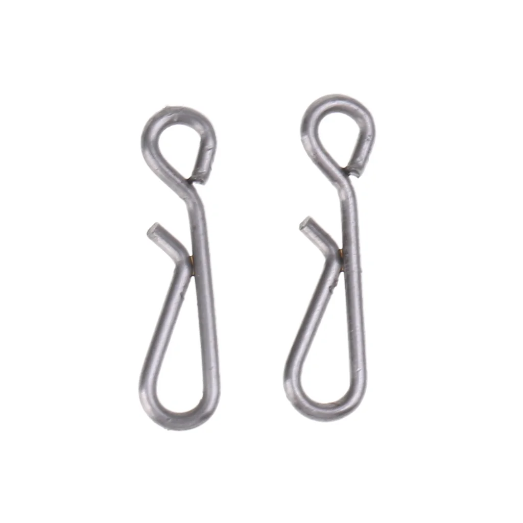 50 шт. вращающиеся Вертлюги плетеные рыболовные соединители Быстросменные снасти