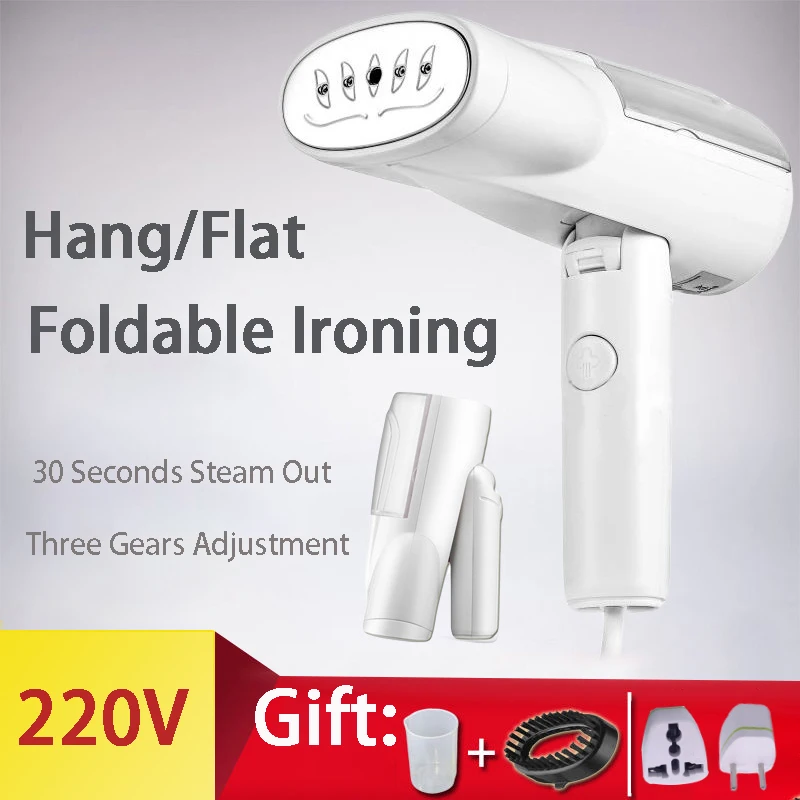 

Garment Steamer Handheld Operated Generator 220v Foldable Travel Clothes Shirt Steam Ironing Machine Steamer for Home Accessory