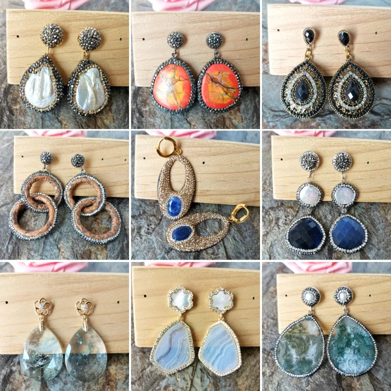 Женские серьги подвески ручной работы 1 пара|dangle earrings|gem stone earringsearrings dangle |