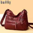 Элегантные сумки, роскошные женские сумки-мессенджеры, женская кожаная сумка на плечо, винтажные сумки, большая вместительность, сумки через плечо для женщин