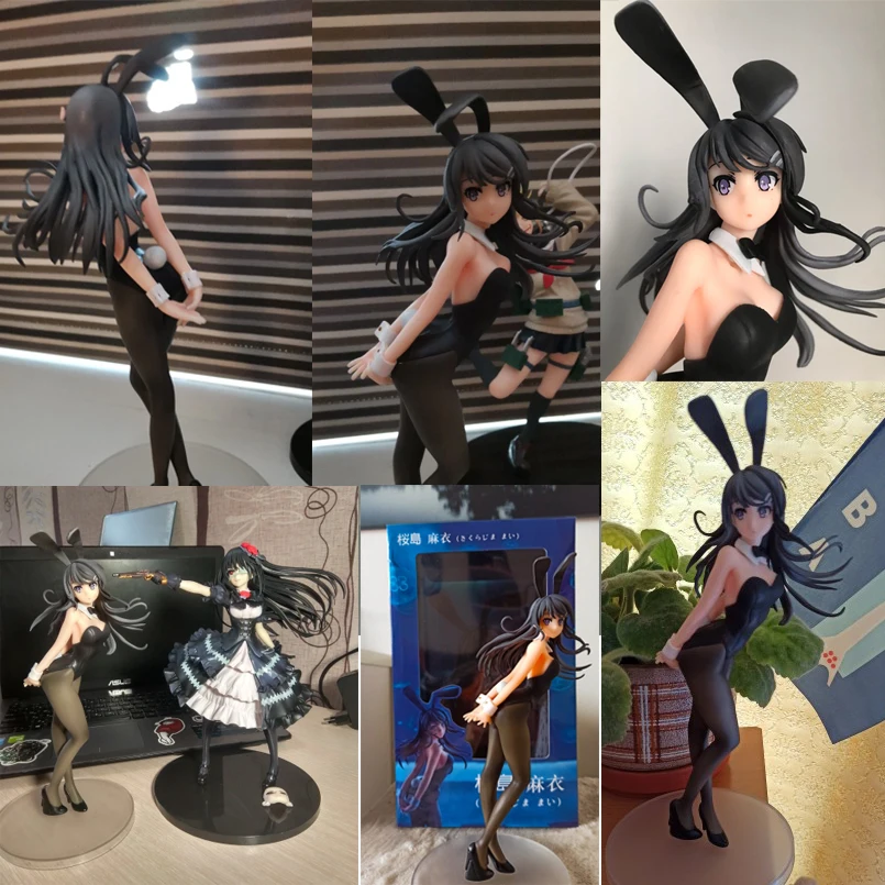 

22cm Sakurajima Mai Figure Rascal Does Not Dream Of Bunny Girl Sister's dream figurine Sexy Girls Anime Pvc Action Figures