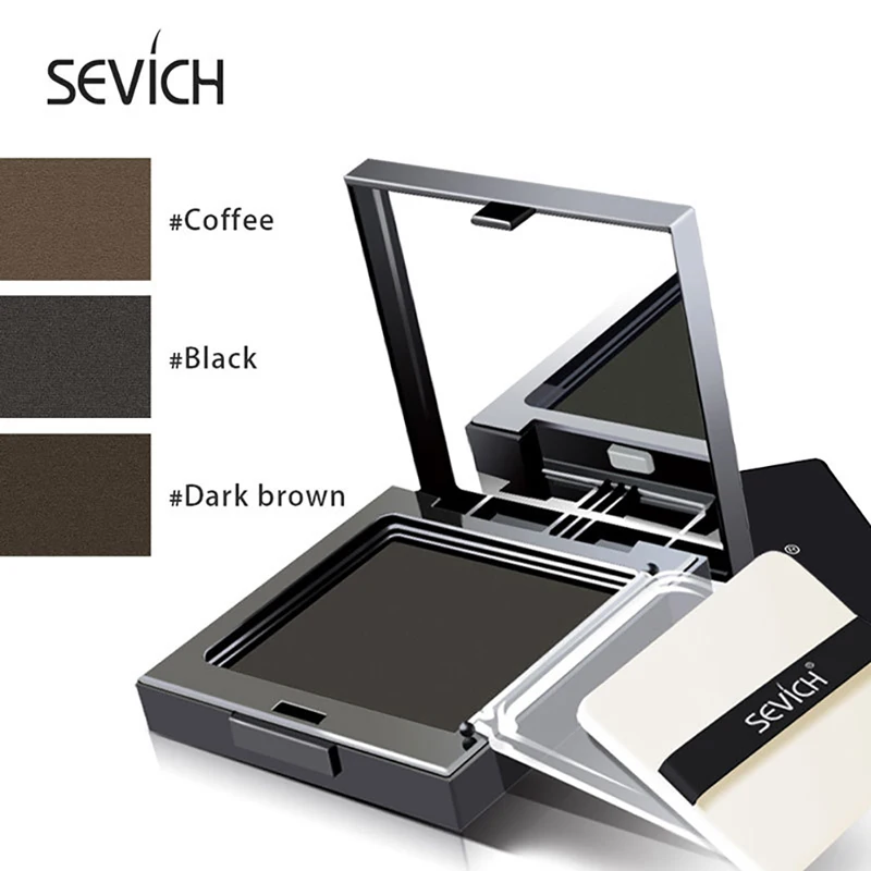 Hair powder Waterproof Hair Shadow Powder 3 Colors Puff Makeup Line Concealer Cover Hair Powder Hair With Hair