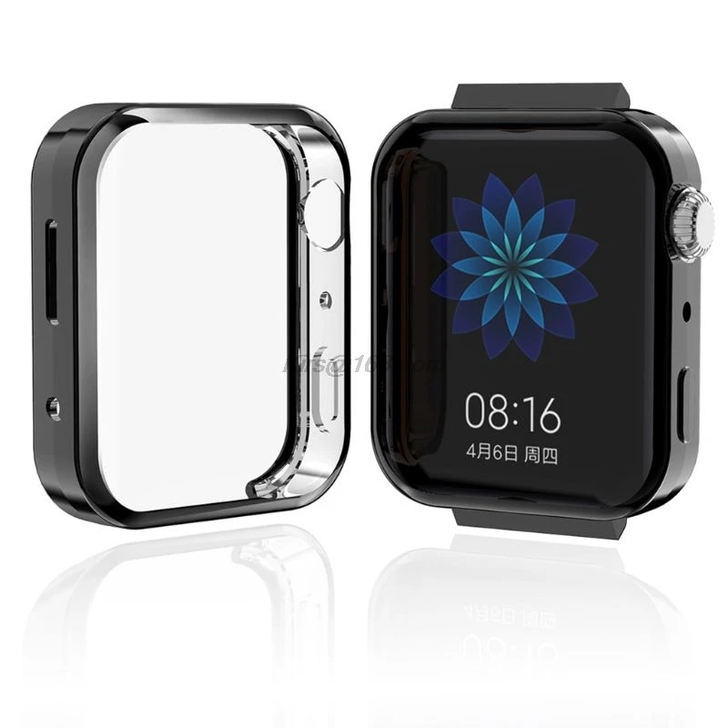 

Soft Clear TPU Eletroplating Protective Case Full Cover for Xiao-mi Mi Watch