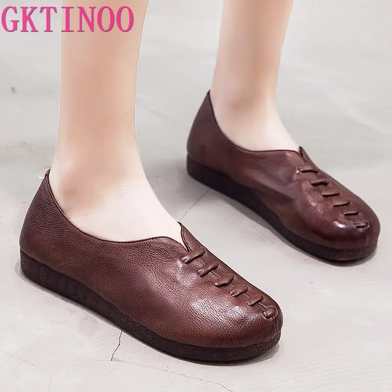 GKTINOO/Женская обувь на плоской подошве коллекция 2019 года весенние женские ботинок