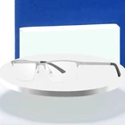 Очки с полуободковой металлической оправой для мужчин и женщин Новое поступление светильник чки с защитой от синего света квадратной формы для близорукости