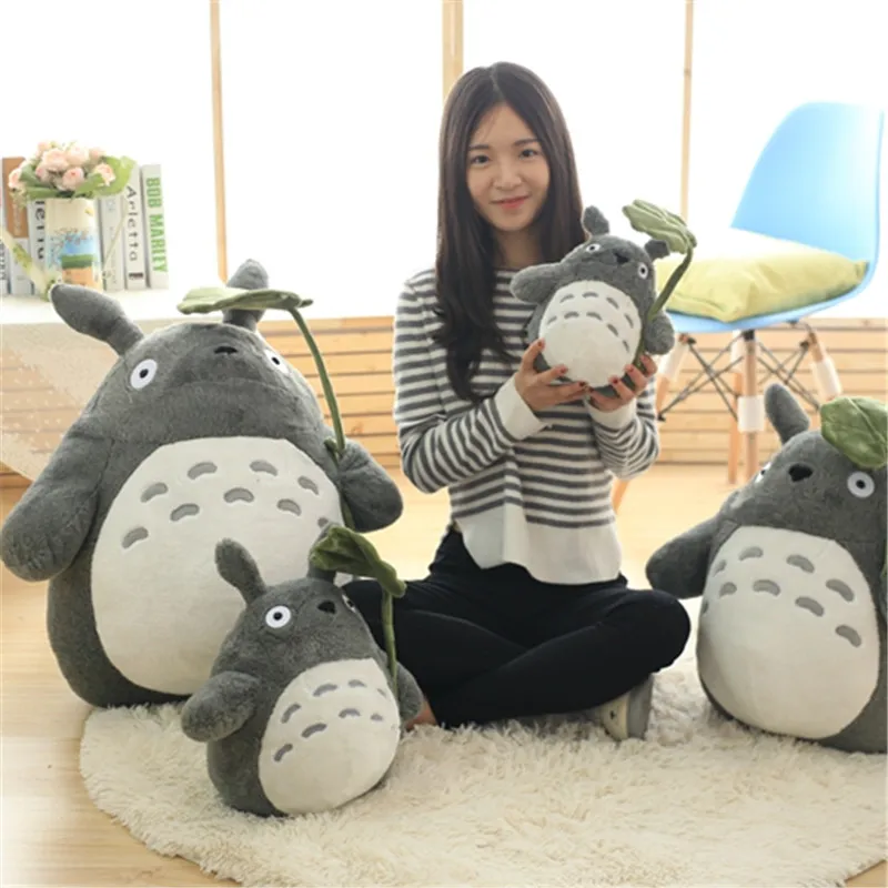 

Japanese anime My Neighbor Totoro plush toy doll home decoration cushion fabric comfortable and soft animal crossing plush toys