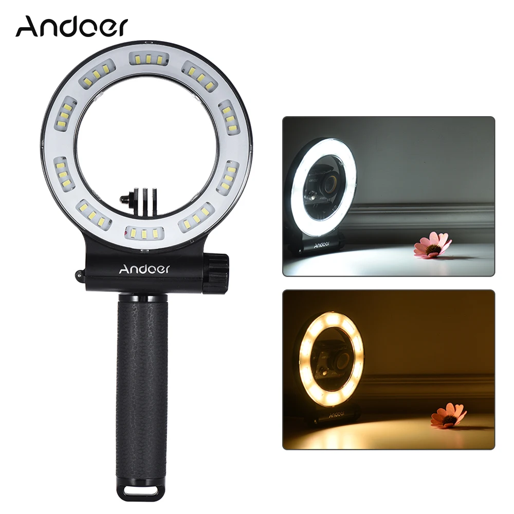 

Andoer SL-109 30 LED Camera Video Light 3 Mode Waterproof 40m Diving Fill Light for GoPro Hero Yi 4K SJCAM Action Sports Camera